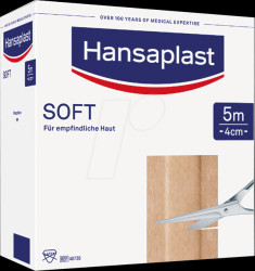 SOFT 5MX4CM Hansaplast Soft 5 m x 4 cm