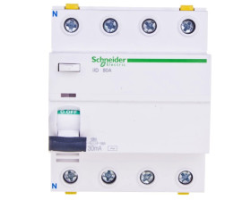 Wyłącznik różnicowoprądowy 4P 80A 0,03A typ AC iID A9Z11480