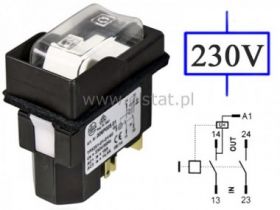 Wył. elektromag. 1F zam. KJD16, 230V 5p