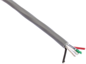 Kabel instalacyjny ze skrętką wieloparową 2-żyłowy Kabel audio i sterowania Ekranowany Alpha Wire 60 Ω 0,35 mm² Ø zew