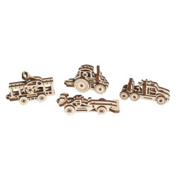 UGears U-Fidgety Motoryzacja - mechaniczne zabawki do składania