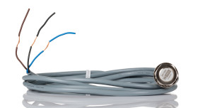 Czujnik zbliżeniowy M12 Indukcyjny 8 mm RS PRO Niewpuszczany 10 → 36 V DC długość 36mm Gwintowany