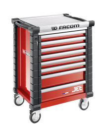 Szafka na rolkach, na kółkach, 8-szufladowa, 814 x 1005 x 575mm, Facom