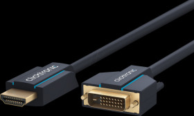 70342 Adapter cable DVI-D 24+1 to HDMI connector, 3 m