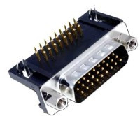 DHR-26-W Wtyk trójrzędowy kątowy do druku pin 26