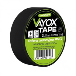 Taśma izolacyjna PVC 19mm x 10yd czarna VA0327 Vayox