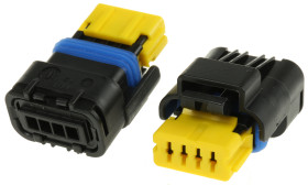 Złącze samochodowe 4-pinowe Delphi Żeński Sicma