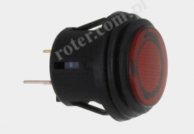 Przeł. samoch. ASW-29D 12V/20A zielony