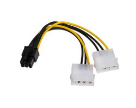 Przyłącze zasilające rozdzielacz 2xMOLEX-1x6PIN BTX