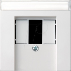 087603 Abdeckung für TAE und USB Reinweiß glänzend