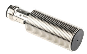 Czujnik zbliżeniowy M18 Indukcyjny 8 mm Omron Częściowo wpuszczany 12 → 24 V DC długość 59mm Gwintowany