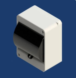 Rozdzielnica modułowa 1x5 natynkowa IP20 z klapką dymną S-5+SZYBKA 8005831 ENE-00329