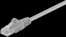 68367 3,0m Cat.5e U/UTP network cable, grey