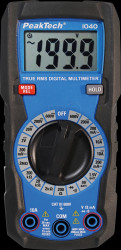 P 1040 Multimeter, digital, 2000 counts, TRMS, man. range