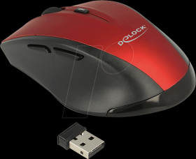 12493 Wireless mouse black/red