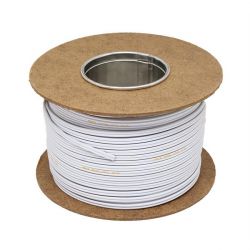 Głośnikowy przewód 2x0 5mm biały