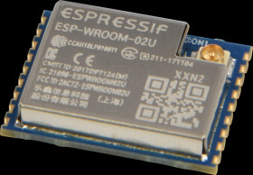 ESP-WROOM-02U-N2 WiFi-Modul 802.11 2,4-2,5GHz, 72,2Mb/s