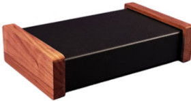 Steel enclosure, (L x W x H) 178 x 127 x 51 mm, black (RAL 9005), 1441-12BK3CWW