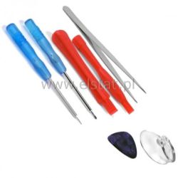 Zestaw 7cz. do serwisu telefonów kom. i Iphone 4/5