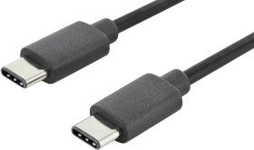 Digitus Kabel USB USB 2.0 Złącze męskie USB-C®, Złącze męskie USB-C® 1.80 m czarny konstrukcja okrągła, wtyczka po obu s