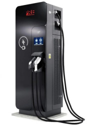 Komercyjna stacja ładowania DC 60 kW, 2x CCS2 z kablami na 2 stanowiska, EVB Power MAX