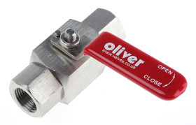 Zawór hydrauliczny kulowy przyłącze G 1/2 korpus ze stali RS PRO