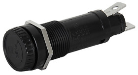 Oprawa bezpiecznikowa montowana w tablicach Montaż panelowy rozmiar: 6.3 x 32mm 10A 600V ac Szybkozłącze Schurter