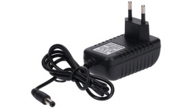 Zasilacz Led Gniazdkowy 12V 6W 5.5/2.5 Czarny
