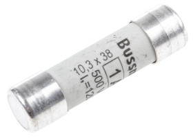 Bezpiecznik 1A 10 x 38mm 500V ac Eaton