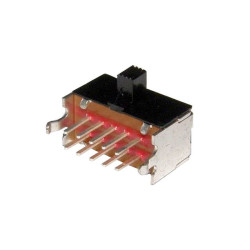 Przełącznik suwak. SW-SK23N03U45 miniaturowy,poziomy
