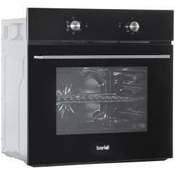 Baridi DH124 Integrated Fan-Assisted Electric Oven 60cm 55L Capacity - Black