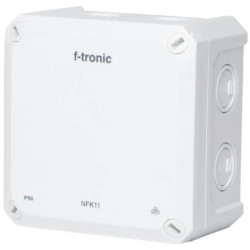 Puszka instalacyjna natynkowa NFK11 110x110x67mm bezhalogenowa hermetyczna IP66 biała NEPTUN Compact F-TRONIC