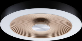 71180 Volea ceiling light, 25 W, 2900 lm, 3000 K, round, black/gold