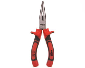 Szczypce wydłużone proste 1000V 160 mm VDE CrV, polerowane 01-063