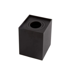 Oprawa Halogenowa GU10 Natynkowa Kwadrat Czarna Pojedyncza OHN-4C