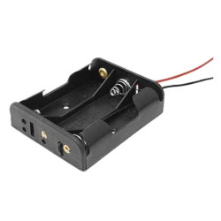 KOSZYK BATERII POJEMNIK 3x R6 3xAA BC303 AA Z PRZEWODEM