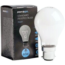 B22d 230V 60W matt A55/AL Patron 2250