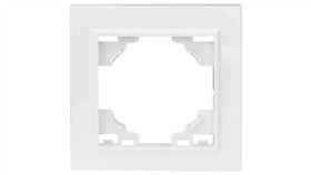 Quadra Ramka Pojedyncza Biała Pod Włącznik Gniazdo