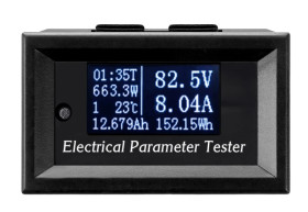 100V/20A Panelowy miernik napięcia, prądu, mocy, temperatury, czasu, energii, pojemności naładowania