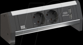 902.0192 DESK 2x protective contact 1x USB Charger