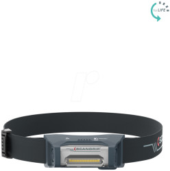 03.6212 I-VIEW LED head torch, 400 lm, with sensor
