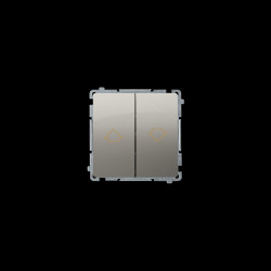 Przycisk żaluzjowy satynowy BMZ1.01/29 Kontakt-Simon Basic