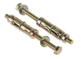 Kołek luźny zakotwiczony w osłonie dł 45mm M6 Stal wysokowęglowa Ø 12mm RS PRO Kotwa do betonu