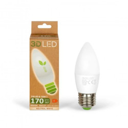 Żarówka LED 2W E27 Świeczka 170lm Neutralna 4000K / GP021N02