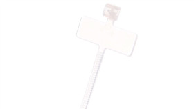 Opaska Kablowa Z Tabliczką 200X2,5Mm T25x8p Bmt52200me /100Szt./