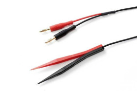 Hirschmann Test & Measurement TW 120 BAN Przewód pomiarowy złącze męskie, lamelkowe 4 mm sonda 1.20 m czarny, czerwony 1