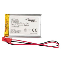 Akyga AKY0646 Battery pack LiPo 3.7V 1100mAh Rechargeable non-standard