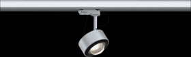 91388 ProRail3 rail spotlight Aldan, 539 lm, 8.5 W, 3000 K, dimmable,