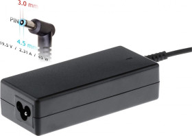 Zasilacz do ultrabooka 45W 19.5V 2.31A 4.5*3.0+pin