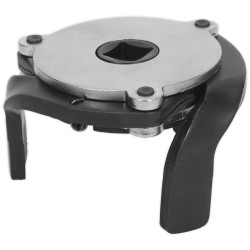 Sealey AK6432 Oil Filter Claw Wrench &#xD8;60-93mm Capacity 3/8&quot;Sq Drive